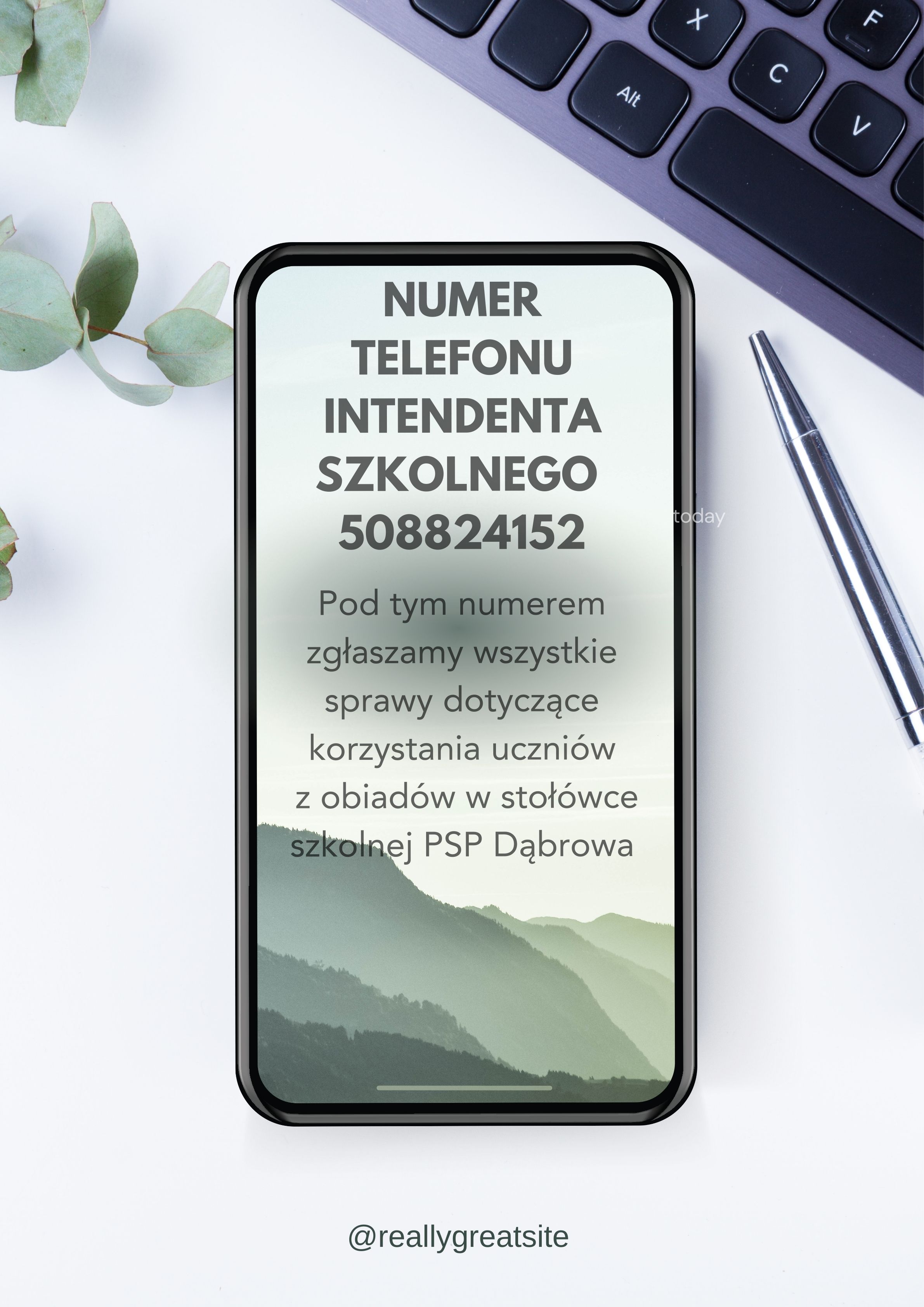 NUMER TELEFONU INTENDENTA SZKOLNEGO 502